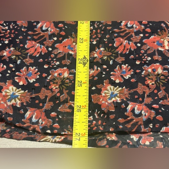 Philosophy Women’s Size 1X V-Neck Long Sleeve Floral Print Woven Top/ Blouse - Picture 15 of 15